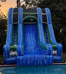 22' Tall - Bermuda Falls Water Slides into Your POOL