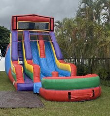 20' Tall - Custom Themed Water Slide dual lane